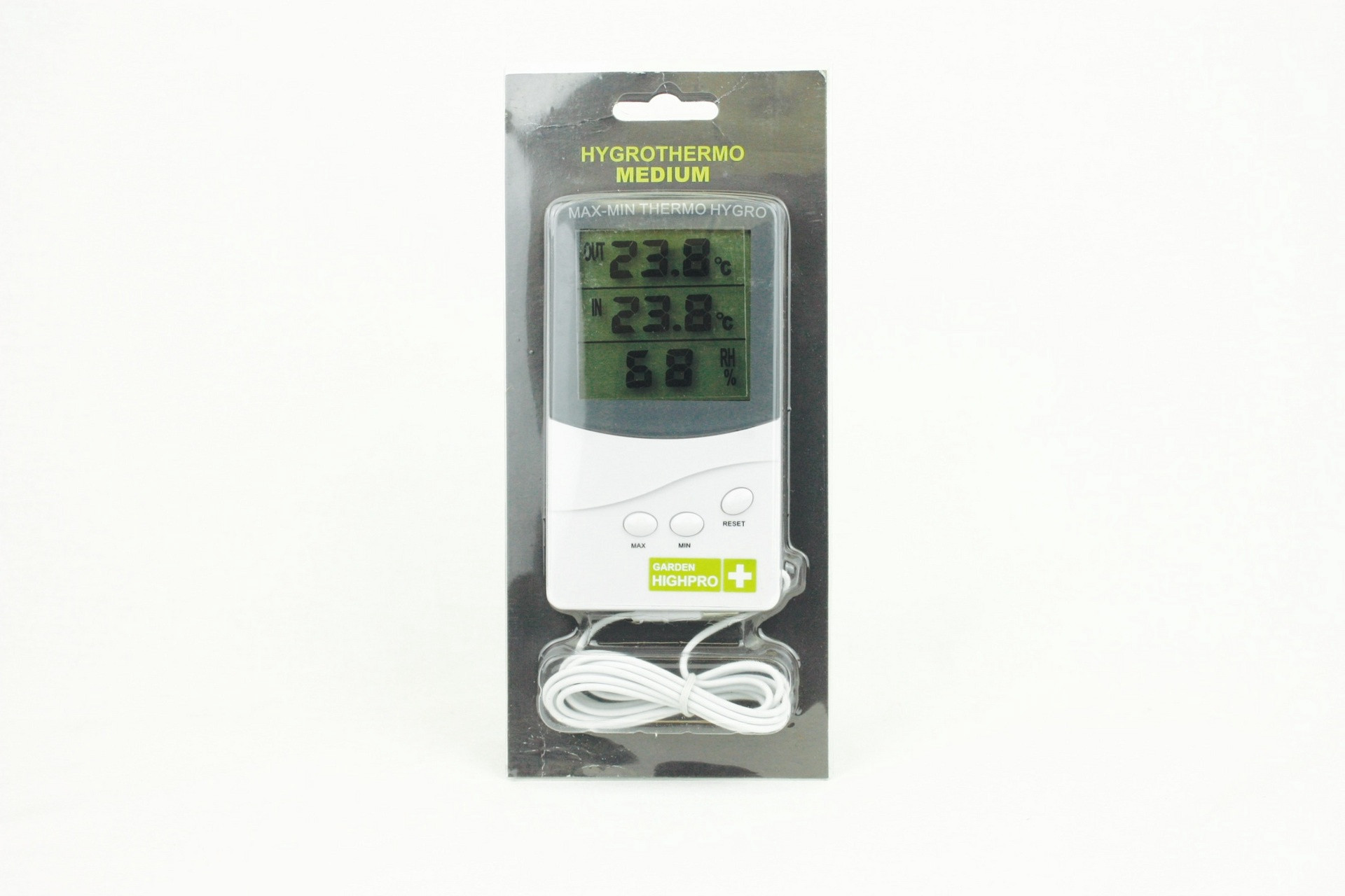 THERMOMETER/HYGROMETER WITH PROBE STANDARD