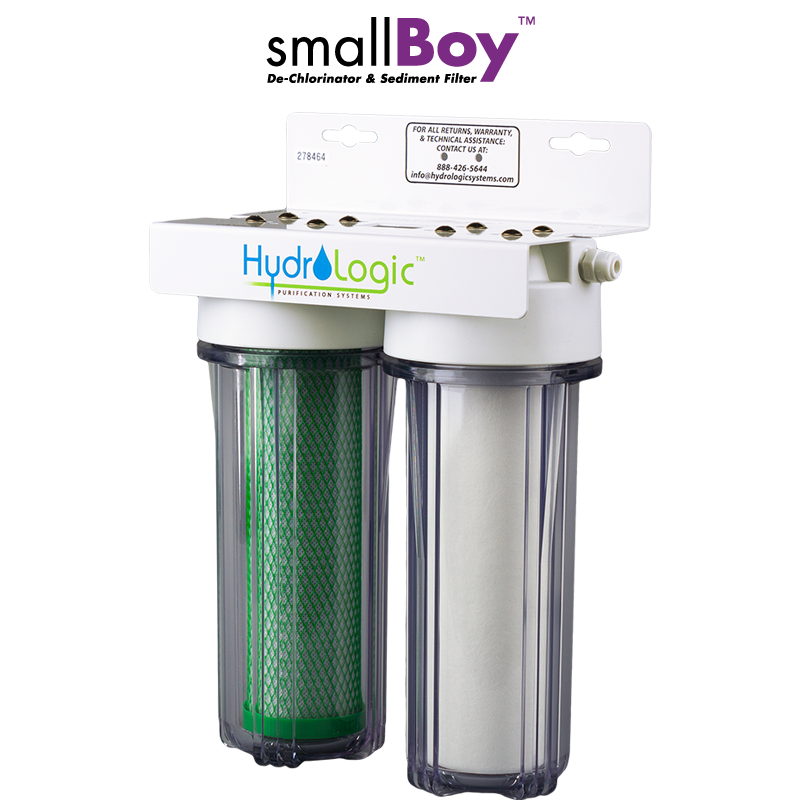 SMALL BOY DE-CHLORINATOR AND SEDIMENT FILTER