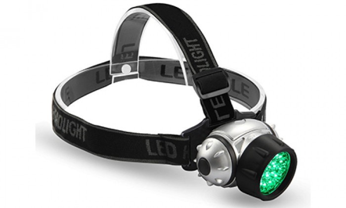 GREEN LED HEADLIGHT