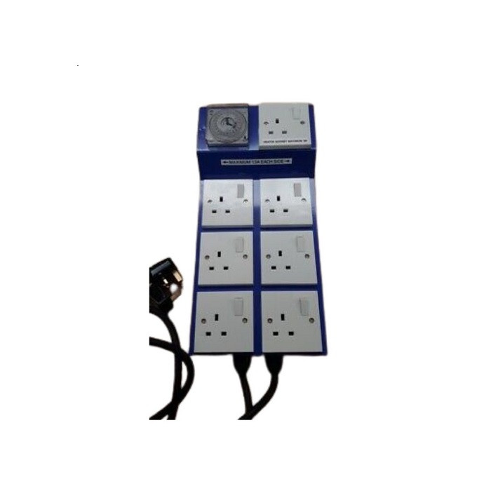 POWERHOUSE 8 WAY CONTROL UNIT WITH HEATER SOCKET
