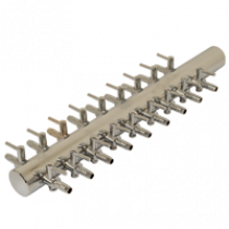 STEEL MANIFOLD 18 WAY