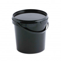 5 LITRE BLACK BUCKET WITH LID