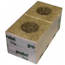 GRODAN STRIP of 8 X 3" CUBES (SMALL HOLE 25MM)