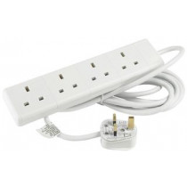 4 SOCKET EXTENSION LEAD 13 AMP WITH 5M CABLE